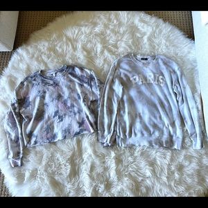 Tie dye Long Sleeve Tops Bundle of two